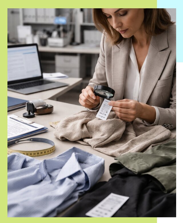 Сертификация одежды и текстиля в Рязани, быстрая экспертиза