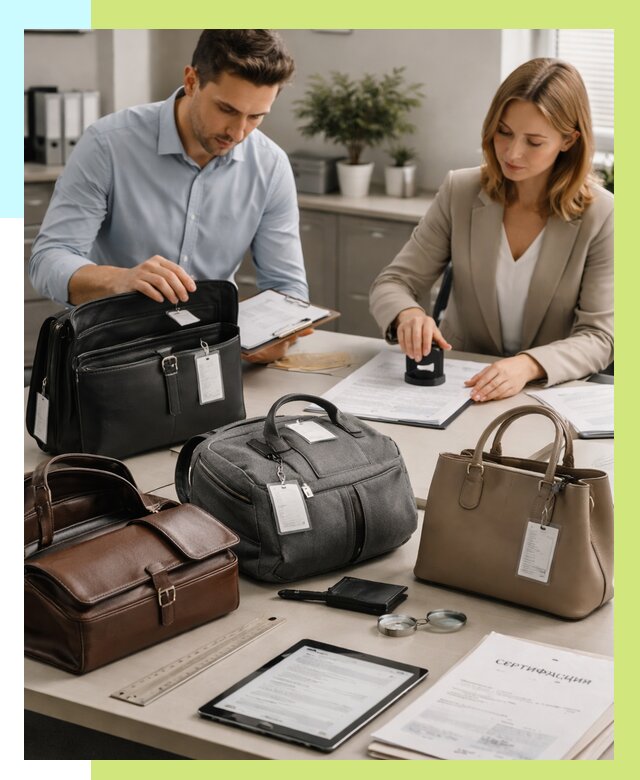 Сертификация сумок в Рязани от 7701 руб. | Алешин-Рзн
