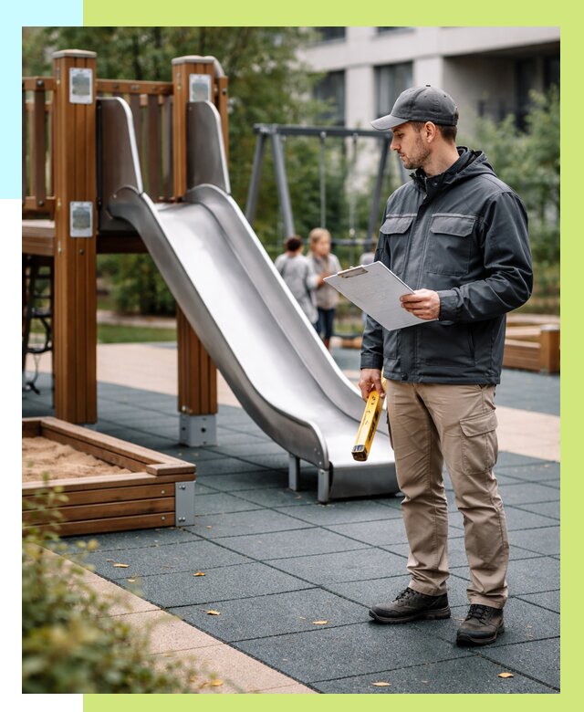 Сертификация детских площадок в Рязани от 25670 р. | Алешин-Рзн