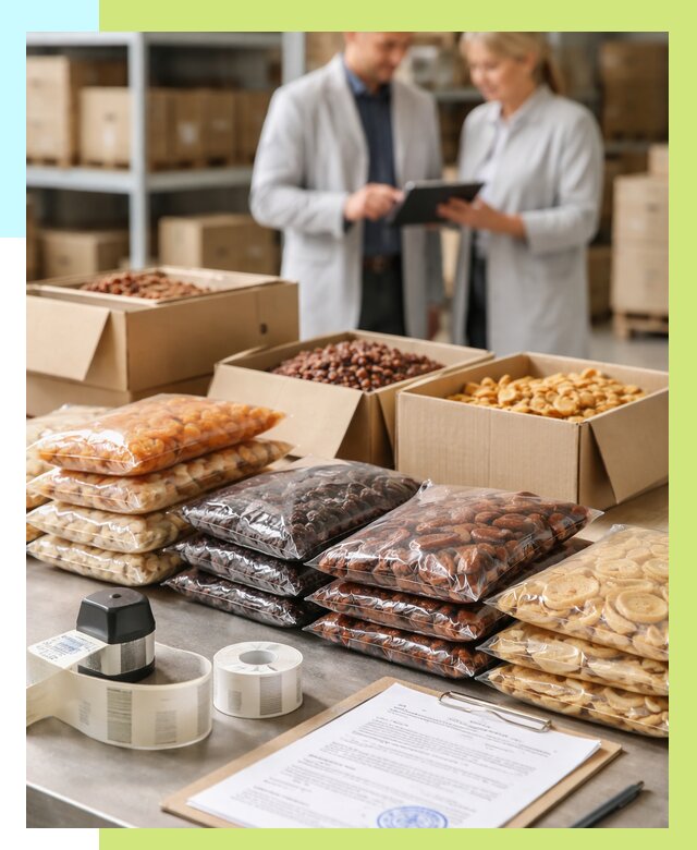 Сертификация сухофруктов в Рязани от 12322 р. | Алешин-Рзн под ключ