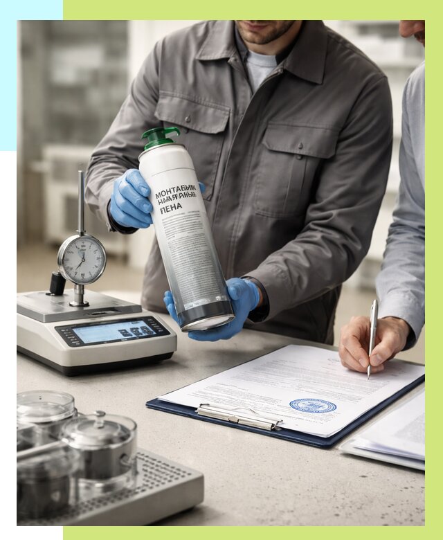 Сертификация монтажной пены в Рязани от 15402 р. | Алешин-Рзн