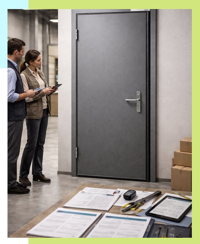 Сертификация противопожарных дверей в Рязани от 9241 р. | Алешин-Рзн