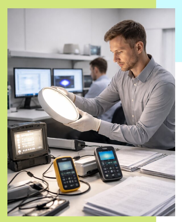 Сертификация светильников в Рязани: испытания и оформление