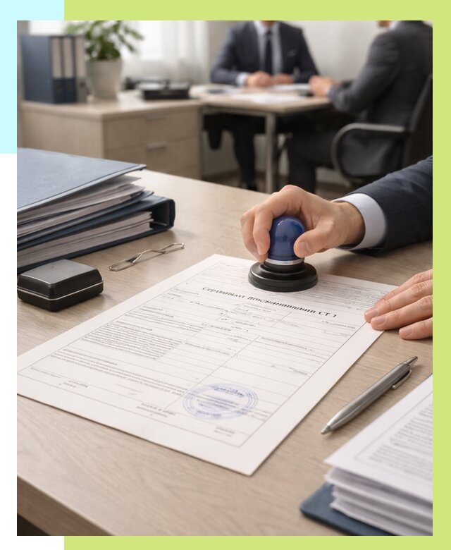 Сертификат происхождения СТ 1 в Рязани от 4621 р. | Алешин-Рзн