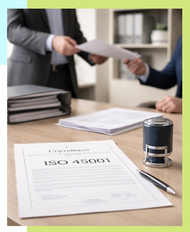 Сертификат ISO 45001 в Рязани под ключ от 46206 р. | Алешин-Рзн