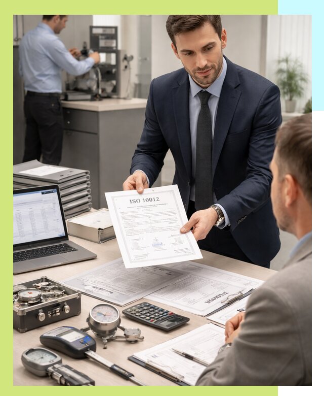 Выдача сертификата ISO 10012 по требованиям метрологии в Рязани